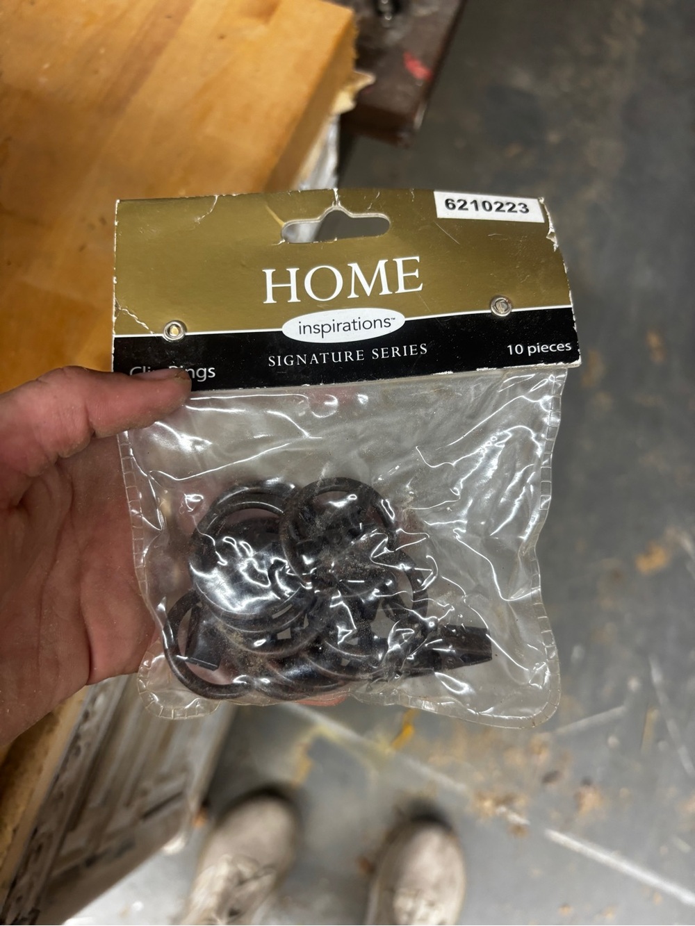 Signature Series Bronze Curtain Ring Clips - 10 Pack